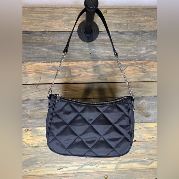 H&M Black Quilted Shoulder Bag Black - Picture 2 of 9